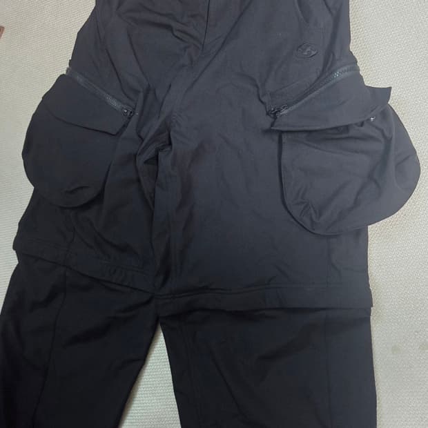 산산기어 투웨이 포켓 팬츠 블랙 - 24SS