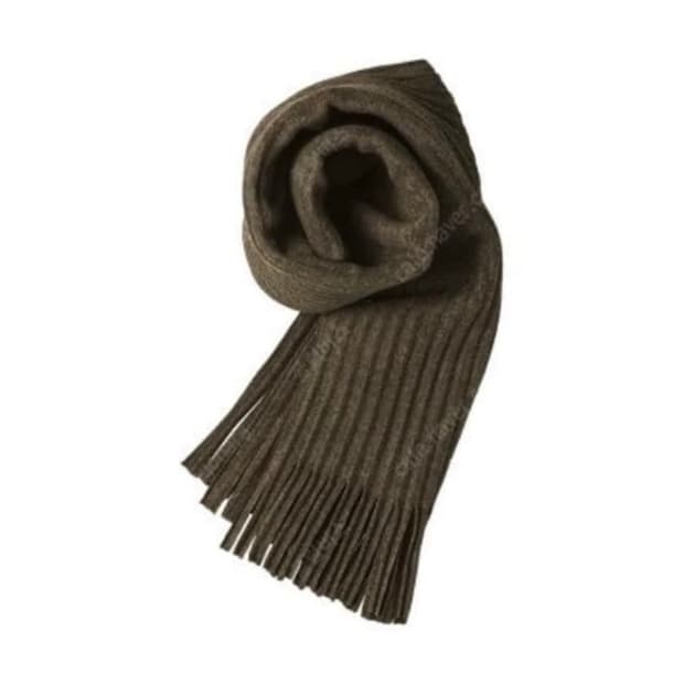 옴므플리세 머플러 스톨 올리브