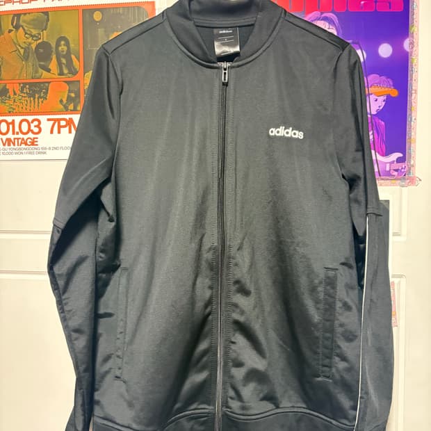 아디다스 블랙 져지 L