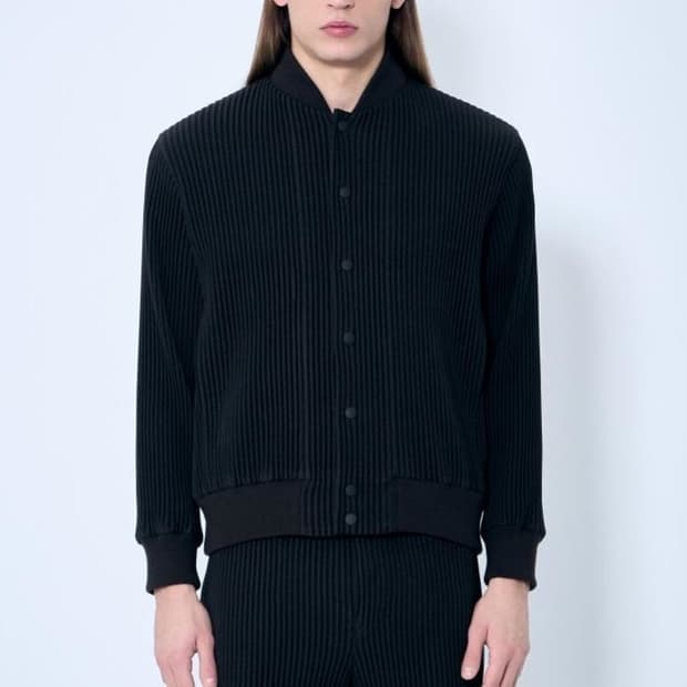 HOMME PLISSE ISSEY MIYAKE 플리츠 봄버 자켓