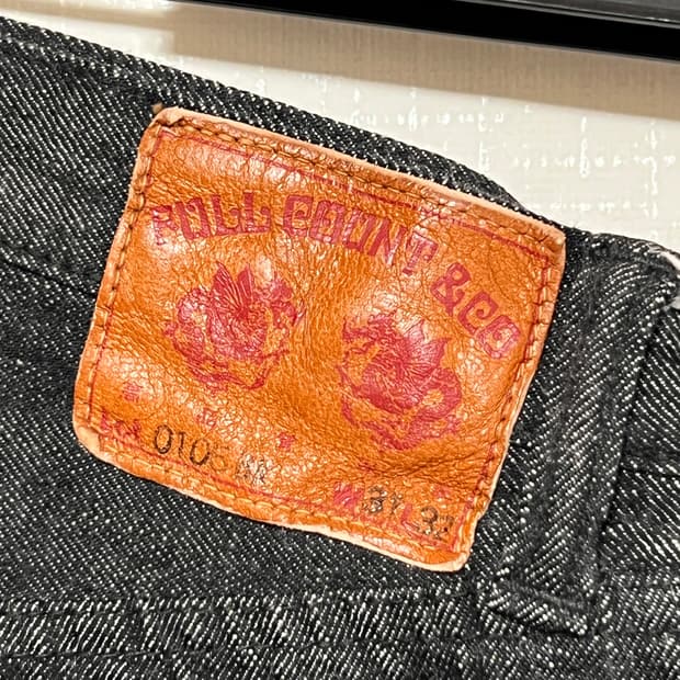 풀카운트 0105 bk 31 / fullcount 데님 청바지 블랙 흑청