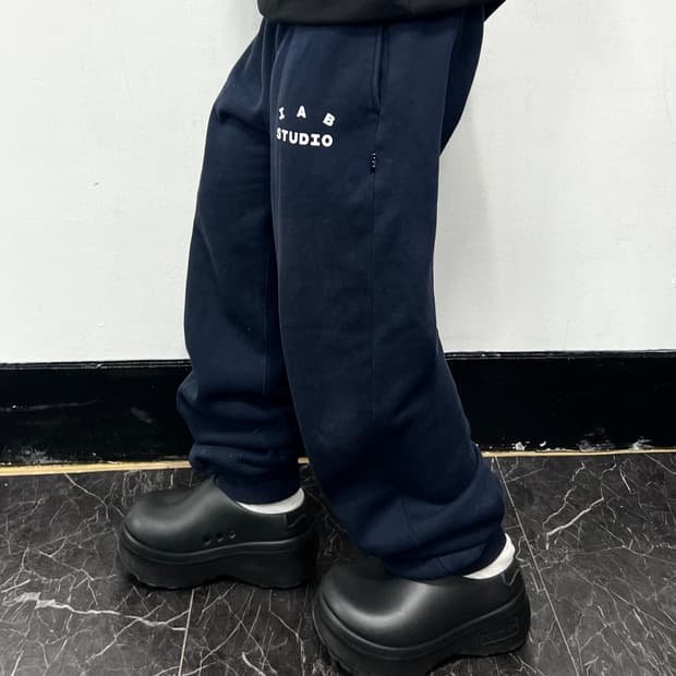 아이앱 스튜디오 로고 스웻 조거 팬츠