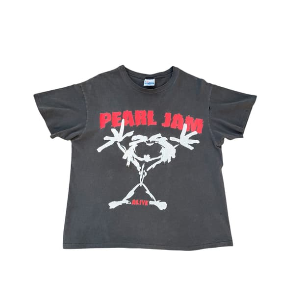 빈티지 90s 펄잼 Pearl Jam alive 투어 밴드티