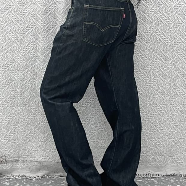 리바이스 501 모던 캐주얼 시크 빈티지 데님팬츠 34인치 C10444