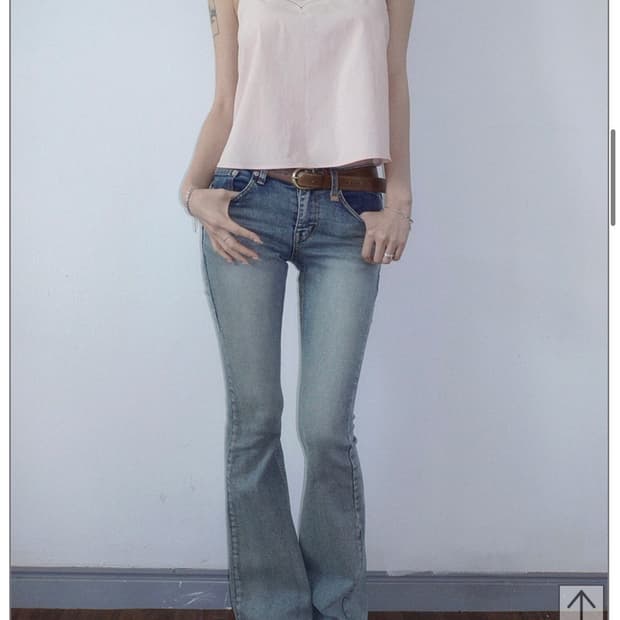 페일제이드 Crinkle washed Bootcut Jean