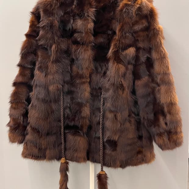 퍼 코트 XL 브라운