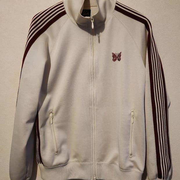 니들스 트랙 재킷 폴리 스무스 아이보리