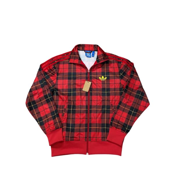 아디다스 희귀 체크 트랙탑 95