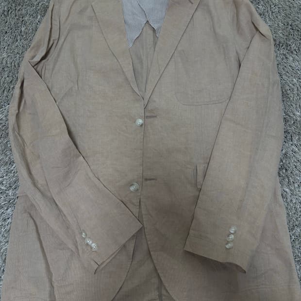 일본판 BRITISH KHAKI 면 블레이저 사이즈 105