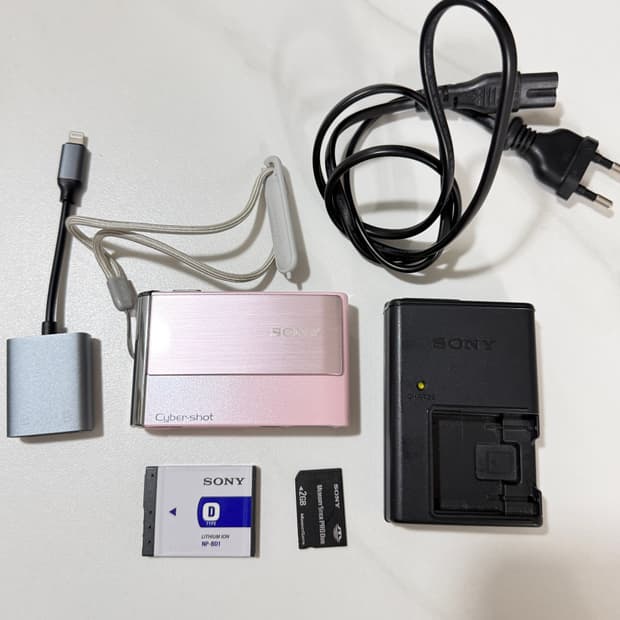 상태최상/소니 dsc-t70 디카