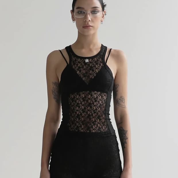 배드블러드 시스루 나시