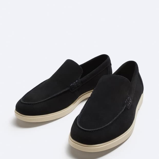 자라 스포티 스웨이드 로퍼 