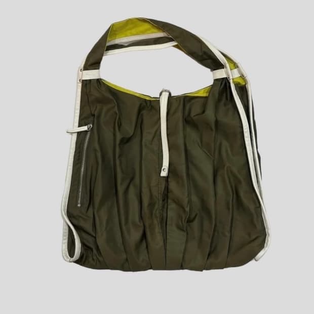 요지 야마모토 플리츠 백