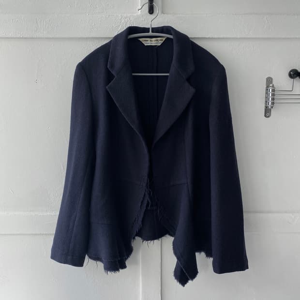 [Comme des garcons*] 울 데미지 자켓