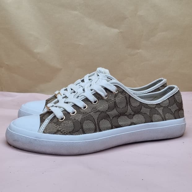 코치 시그니처 로우탑 스니커즈 245