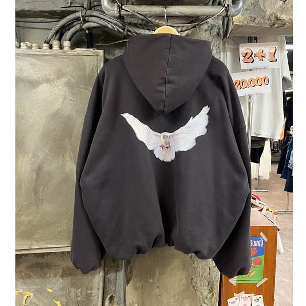 이지 갭 엔지니어드 바이 발렌시아가 도브 후드티 L #csz3938