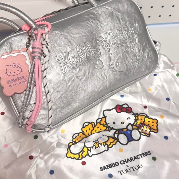 toutou 산리오 키티 숄더백