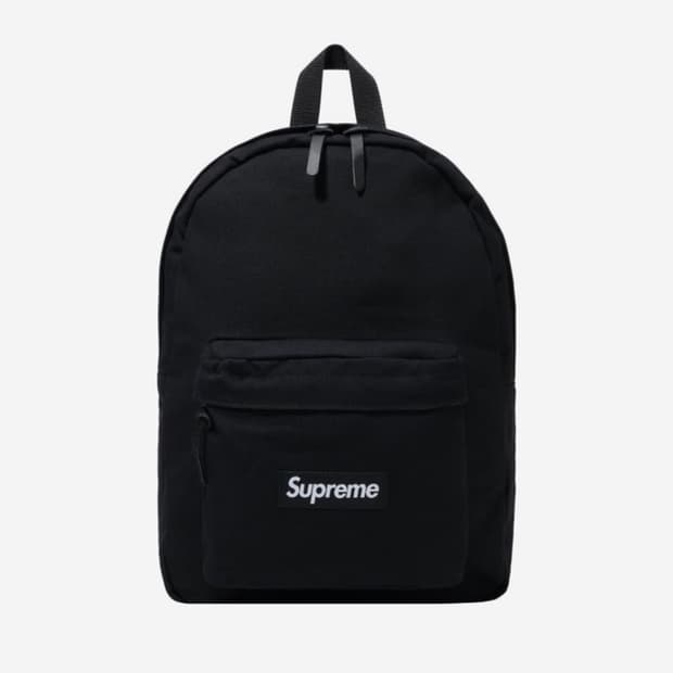 슈프림 캔버스 백팩 블랙