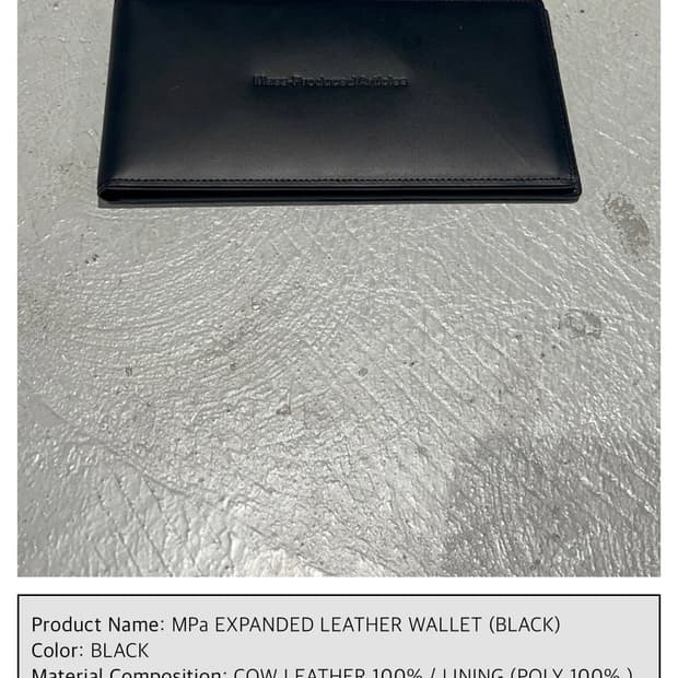 플라스틱프로덕트 가죽 장지갑