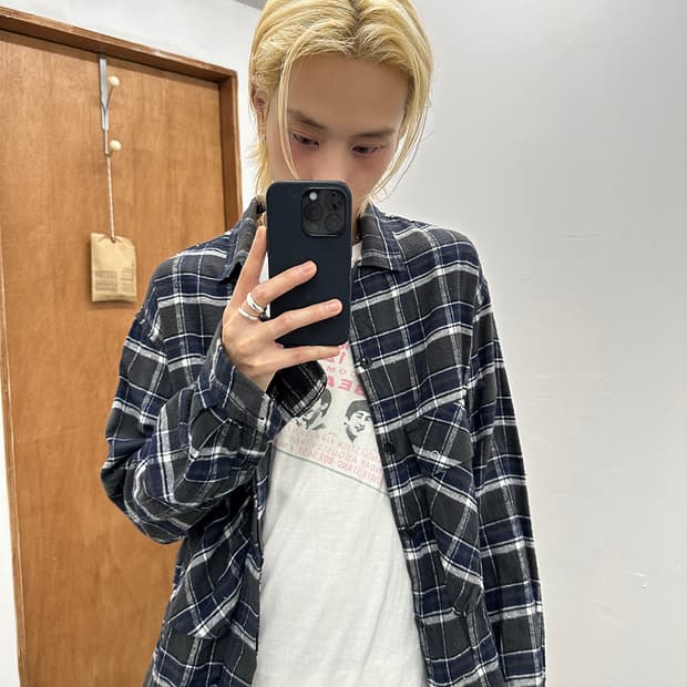 YSTRDY'S TMRRW Short Flannel Shirt