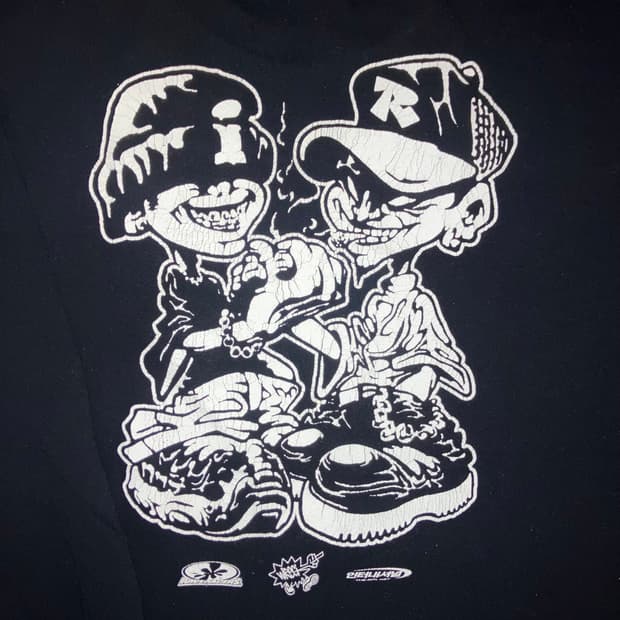 인터내셔널 x Rave Racers x wreckpack 티셔츠
