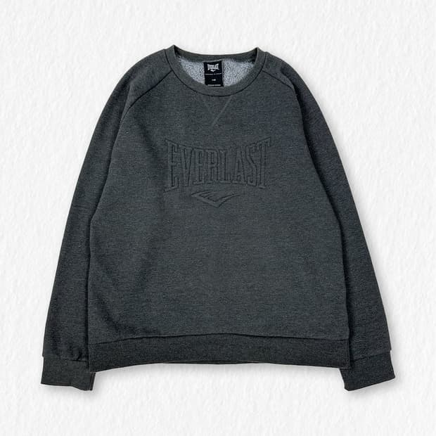 에버레스트 양각로고 기모 맨투맨