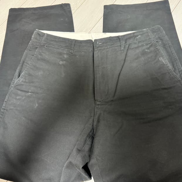 포터리 오피서 치노팬츠 블랙