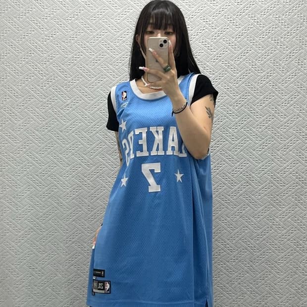리복 NBA 레이커스 코비 빅사이즈 농구 유니폼 나시 2XL C13640