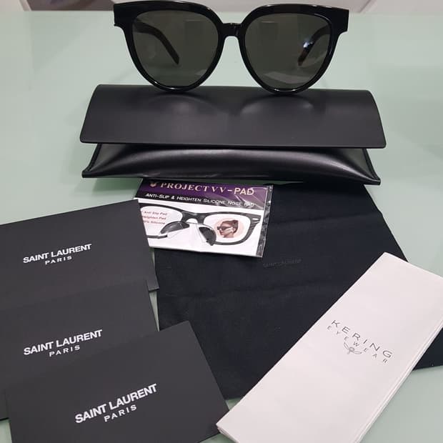 생로랑 YSL 블랙선글라스(새상품 풀구성)