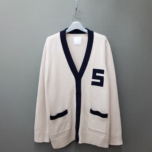 산드로 Sandro 울소재 배색 가디건 3사이즈