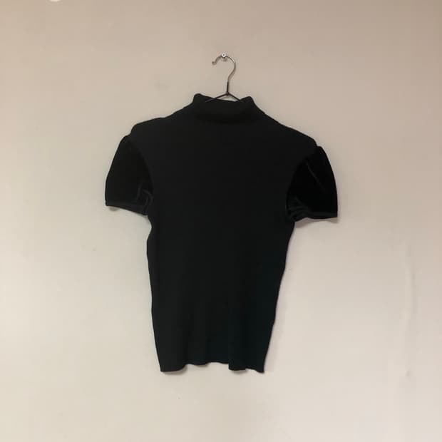 Vintage 💿 Black velvet short 