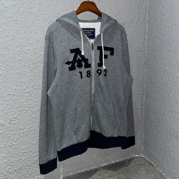 아베크롬비 로고 후드집업