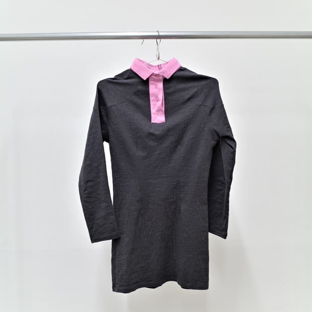 Gimaguas Mock Neck Sleeve Polo