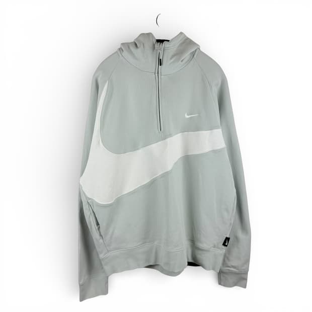 (2XL) 나이키 빅스우시 하프집 후드 티