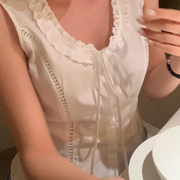 르플레인 벌스데이 블라우스