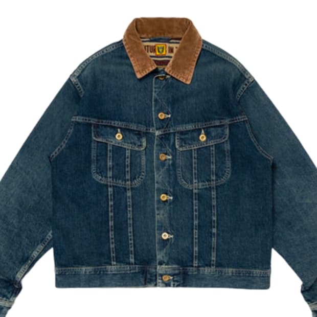 휴먼메이드 블랭킷 데님 워크 자켓 인디고 L사이즈 팔아요!