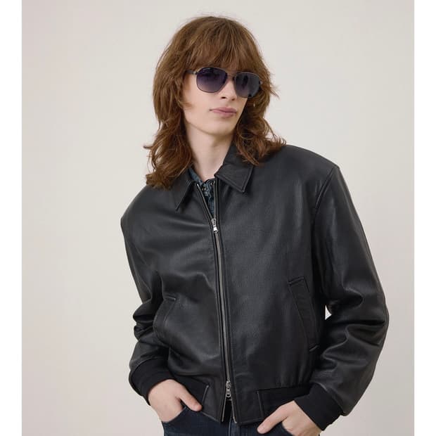 [구매] 엘무드 세레니티 고트 레더 블루종 46구합니다.