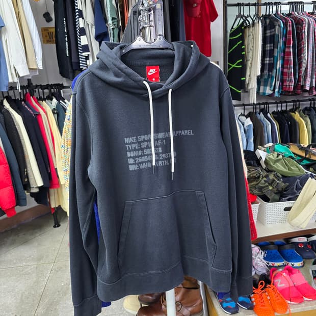 나이키 스포츠웨어 후드티 블랙 (1304)