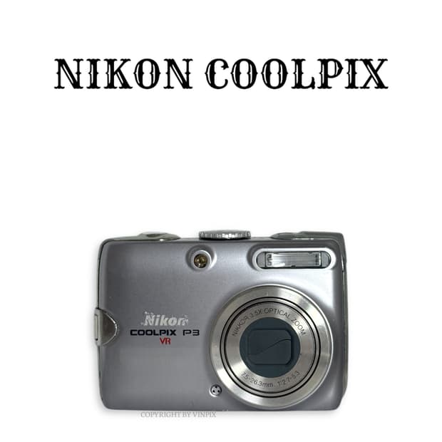 니콘 쿨픽스 P3(coolpix p3) 빈티지 디지털 카메라 디카