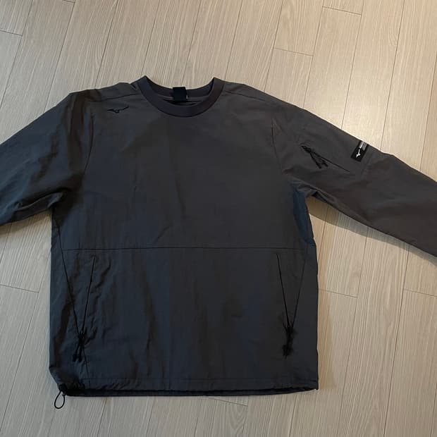 미즈노 피스테 바람막이 차콜 M