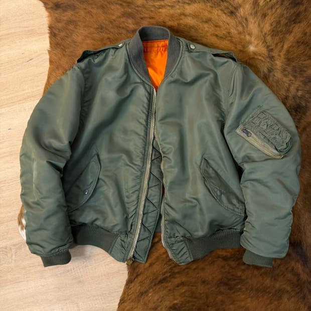 70s 알파인더스트리 8279E 봄버 자켓 