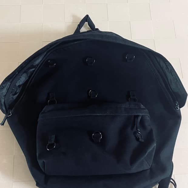 라프시몬스 이스트팩 백팩 블랙