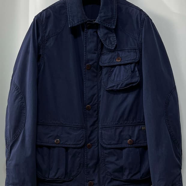 폴로 랄프로렌 퍼플네이비 hbt 모호크 코듀로이 헌팅 필드자켓