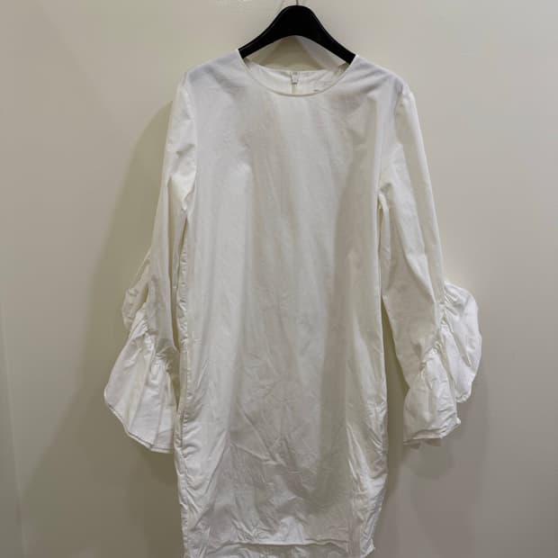 코스 화이트 코튼 원피스 정품