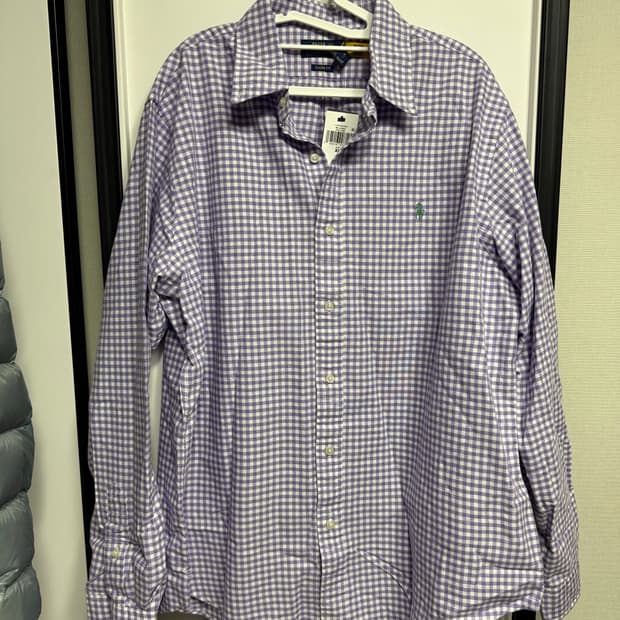 [XL] 폴로 클래식핏 깅엄 옥스포드 셔츠