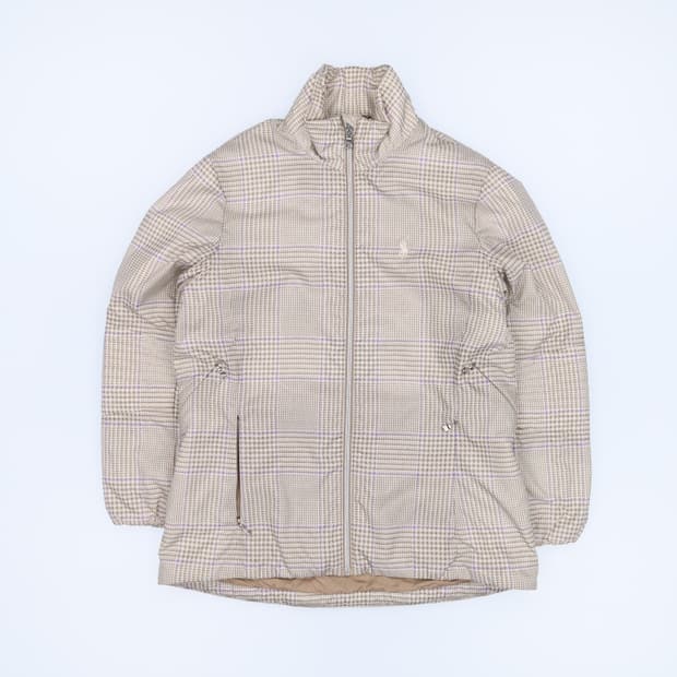 [S] 신형 폴로 골프 하운드투스 체크 경량 패딩 스윙 점퍼 3858