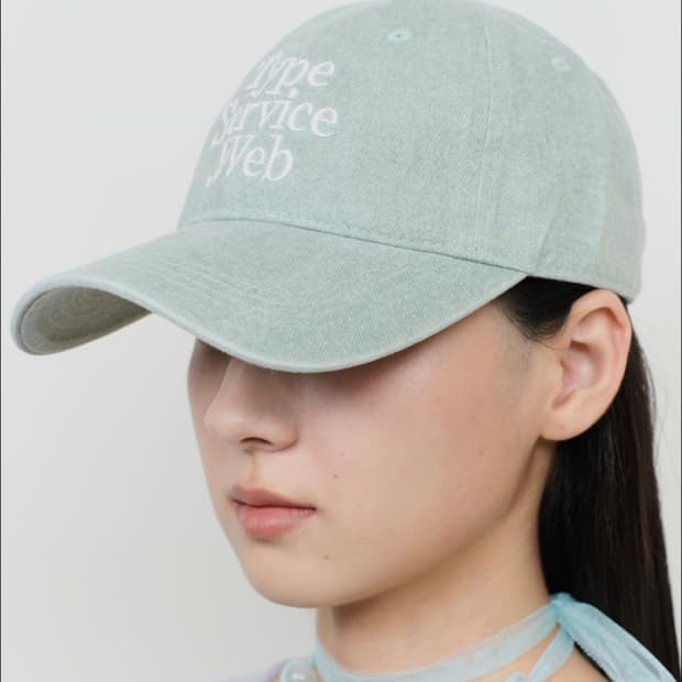 타입서비스 웹 캡 모자 라이트 그린