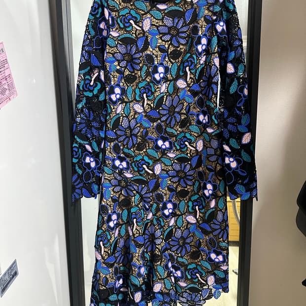 셀프 포트레이트 레이스 원피스 UK10