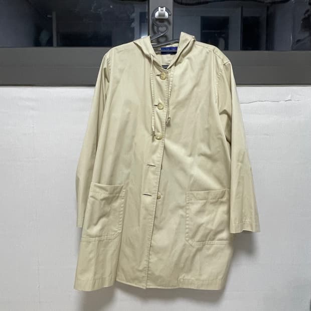 빈티지 베이지 후드 코드