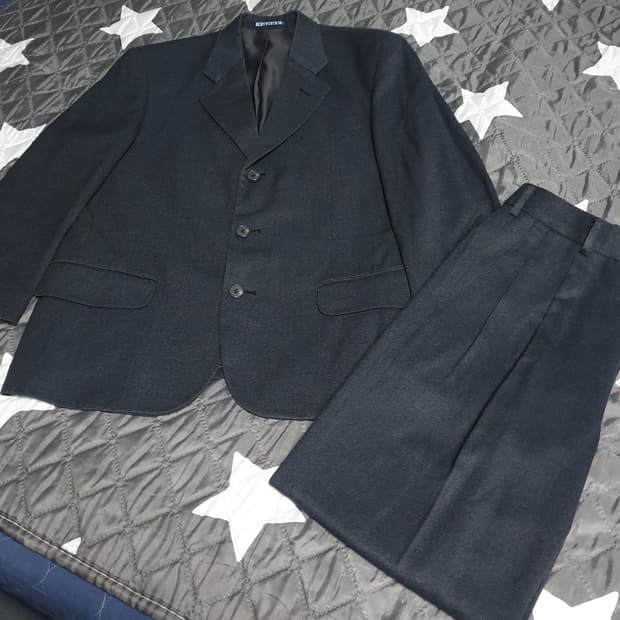 TRADY 맨 컬렉션 울혼방 수트셋업 (M)